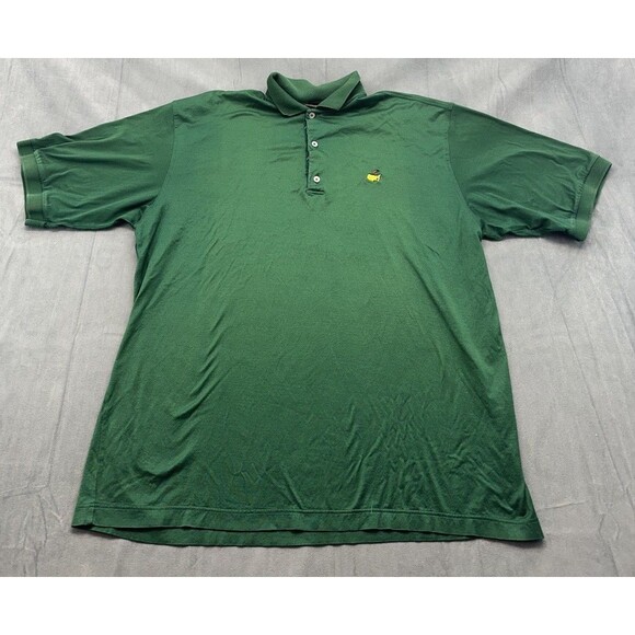Masters Collection Bobby Jones Polo Shirt Mens XL Green Performance Italy Cotton - Picture 1 of 8